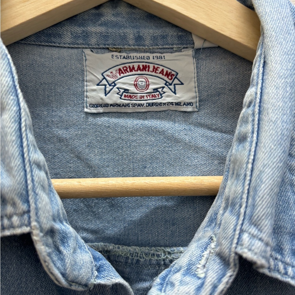 Armani jeans denim shirt. Medium - Picture 2 of 3